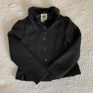 Little black coat for girls